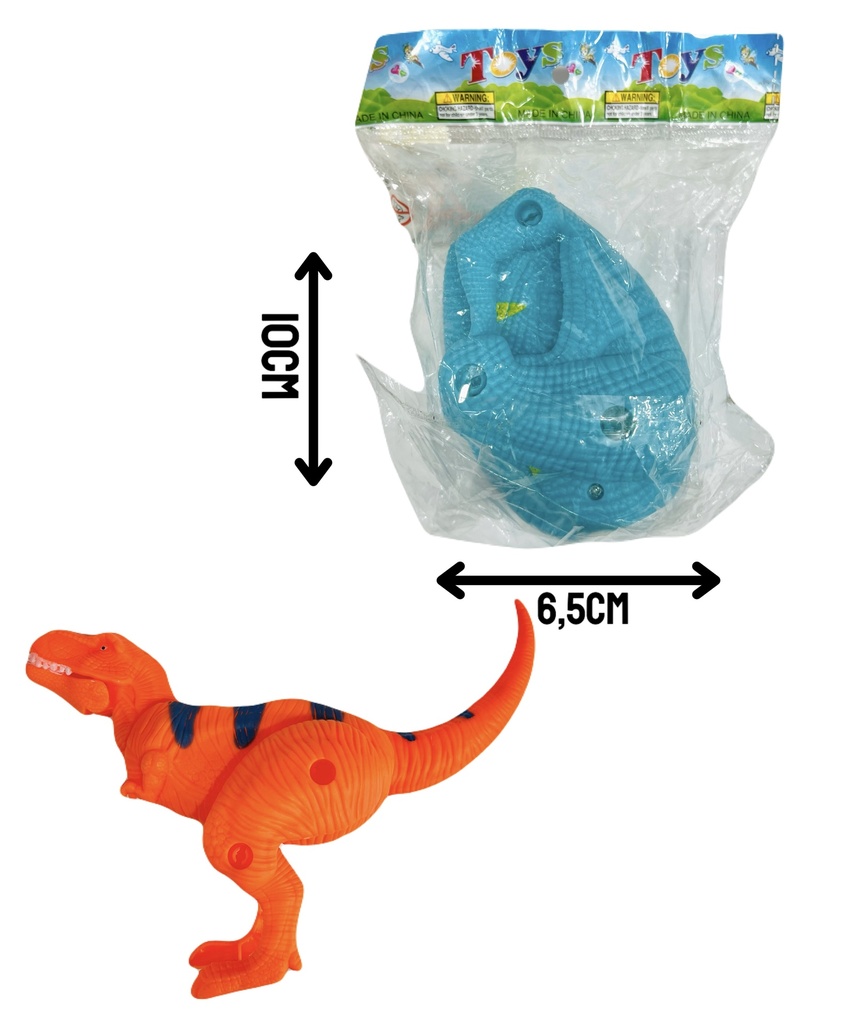 297045 HUEVO DINOSAURIO TRANSFORMA EN BOLSA 360311