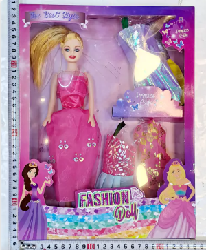 50482/119298 MUÑECA FASHION CON ACCESORIOS 32X24X5CM