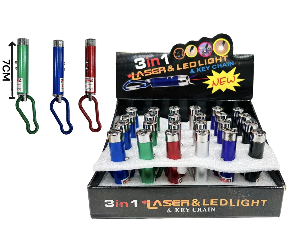 LINTERNA LASER X24 3EN1 625441