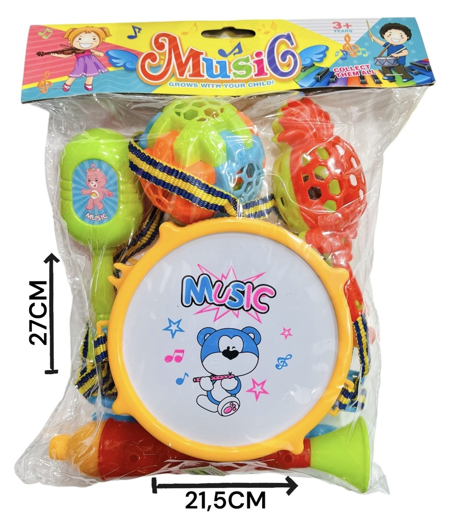 SET MUSICAL X5 17X6X18,5CM 611430/970308