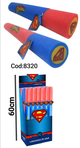 8320 SUPER LANZADOR DE AGUA SUPERMAN 60X5CM 205886
