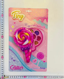 3052 SET MAQUILLAJE GLITTER PALETA BLISTER 085104 31CM X19CM 3052