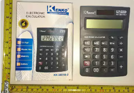 KK-3851B-2 CALCULADORA CHICA SOLAR EN CAJA 458224