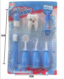 53830 CONJUNTO DE DENTISTA 31X21X3CM 226256