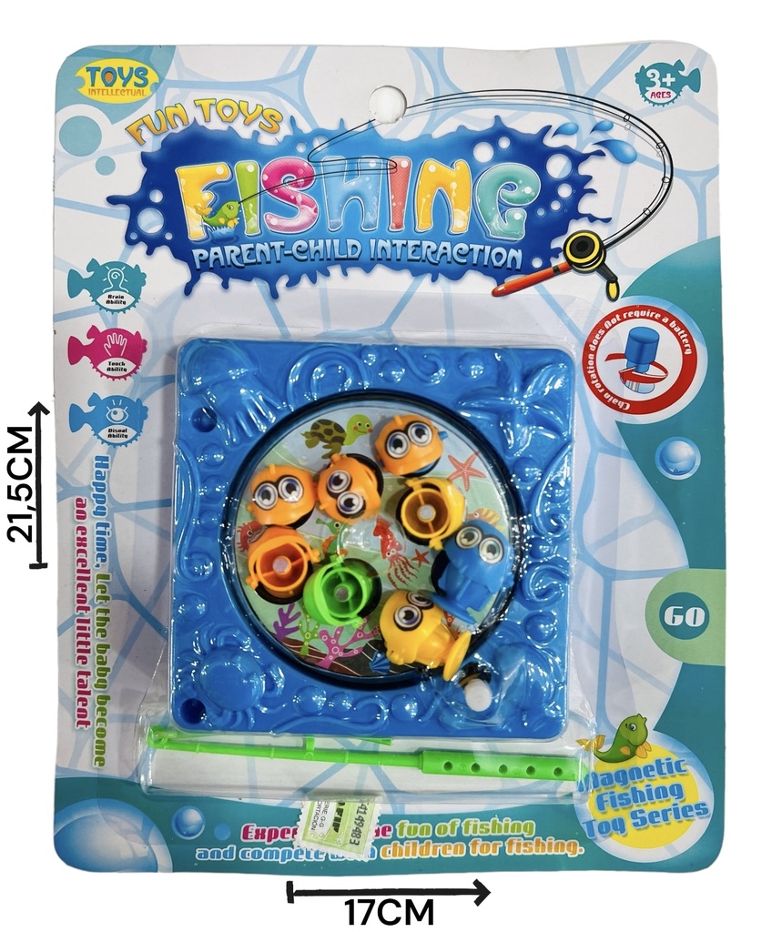 JUEGO DE PESCA CUADRADO 611899/294302