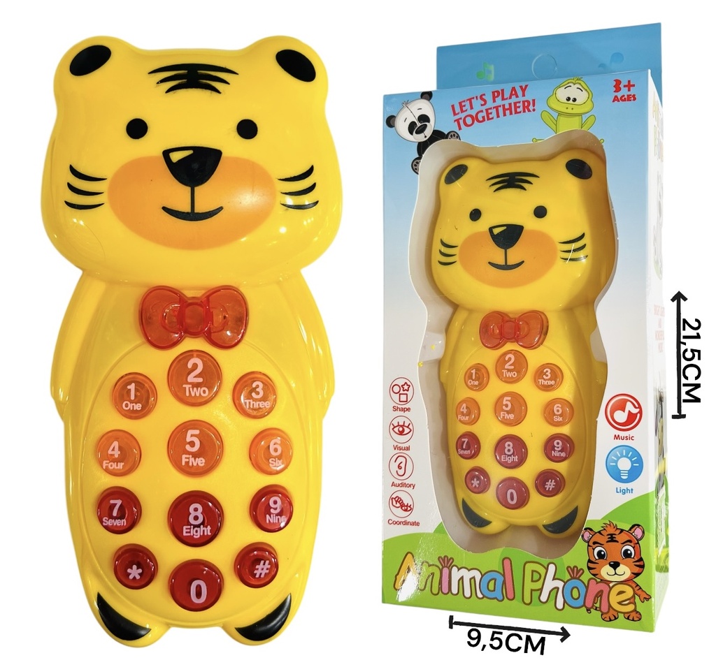 TELEFONO GATO A PILA 21,5X9,6X4,5CM 611473/443857
