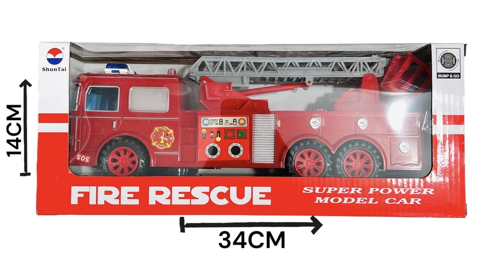 CAMION BOMBERO C/LUZ Y SONIDO 610912/743666