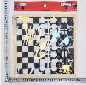 JUEGO DE DAMAS TABLERO 30X30