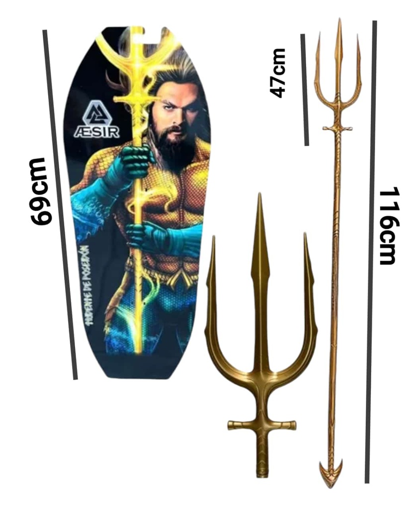ARMA TRIDENTE AQUAMAN CHICO