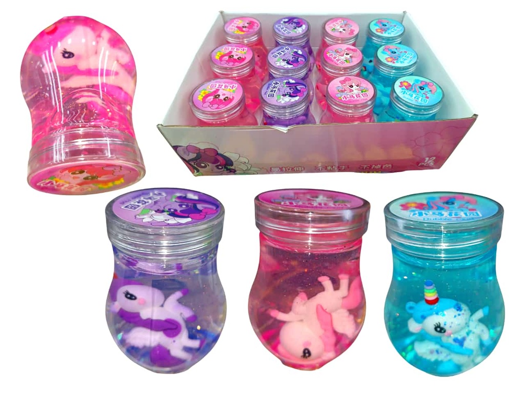 SLIME UNICORNIO C/BRILLITO SM08