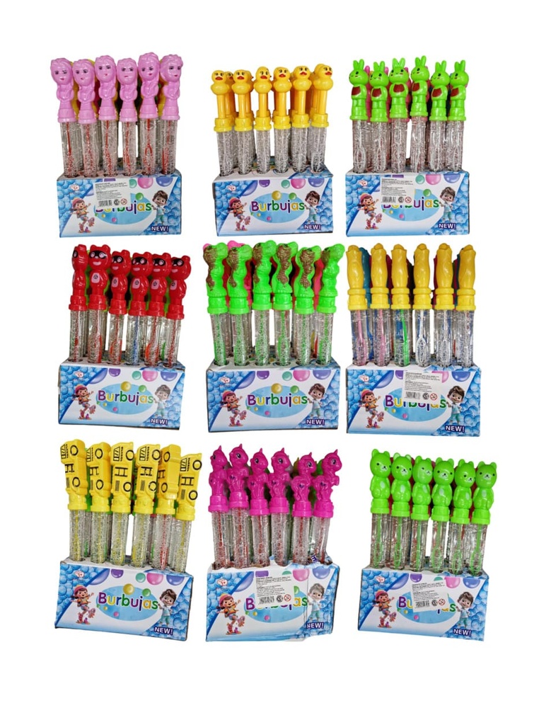 BURBUJEROS CHICOS SURTIDOS X24