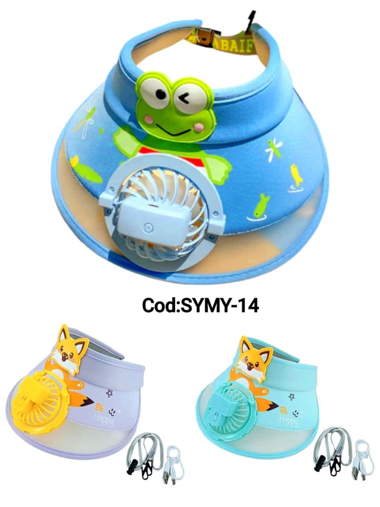 SYMY-14 VISERA CON VENTILADOR INFANTIL