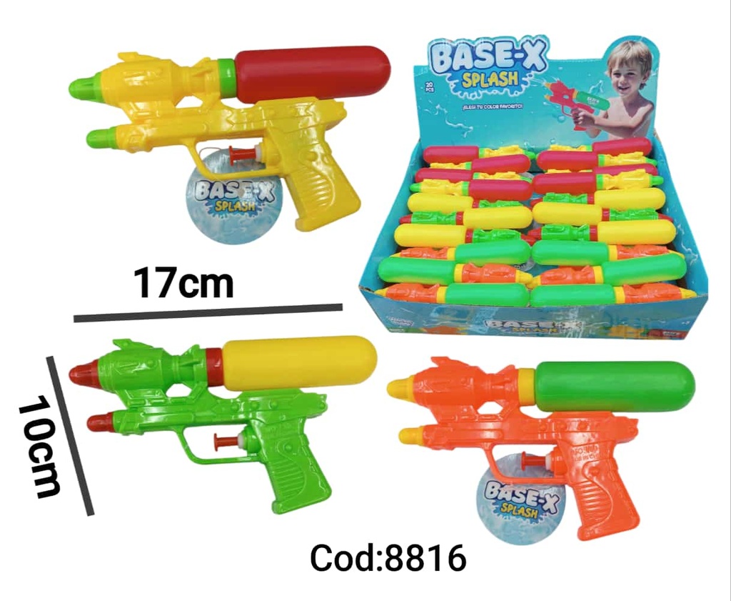PISTOLA DE AGUA X20 8816