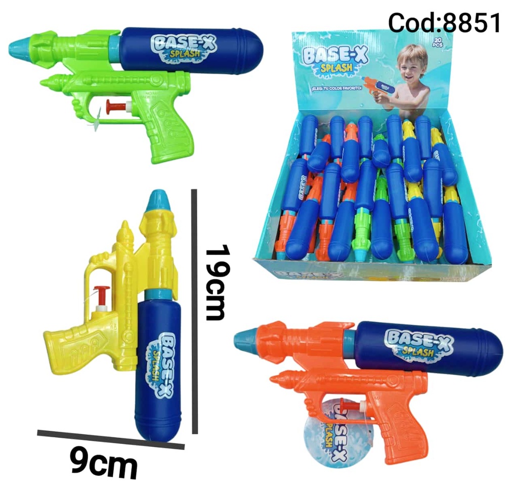 PISTOLA DE AGUA X20 8851
