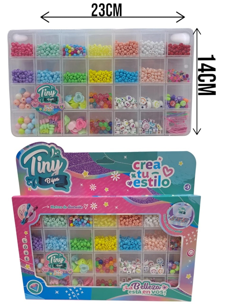 SET DE BIJOU CAJA PLASTICA P/GUARDAR 54933