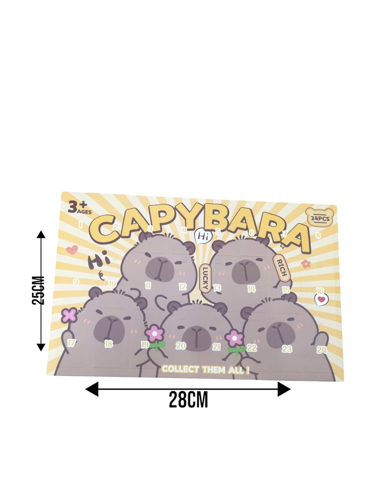 CALENDARIO DE ADVIENTO CAPYBARA