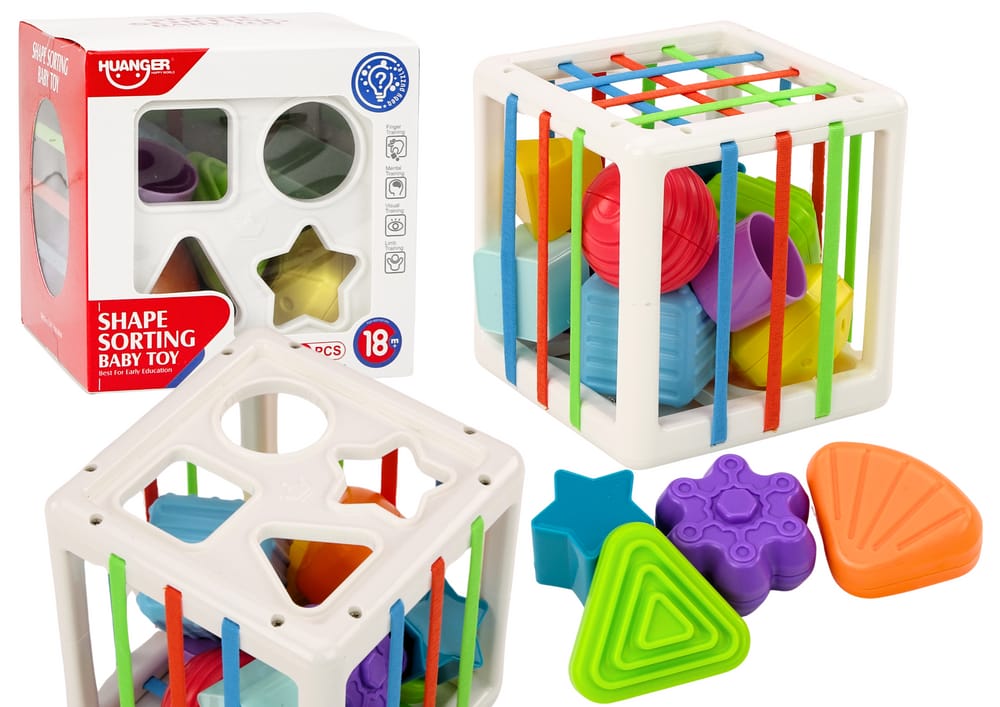 HE0211 CUBO DIDACTICO CON ENCASTRE GEO.