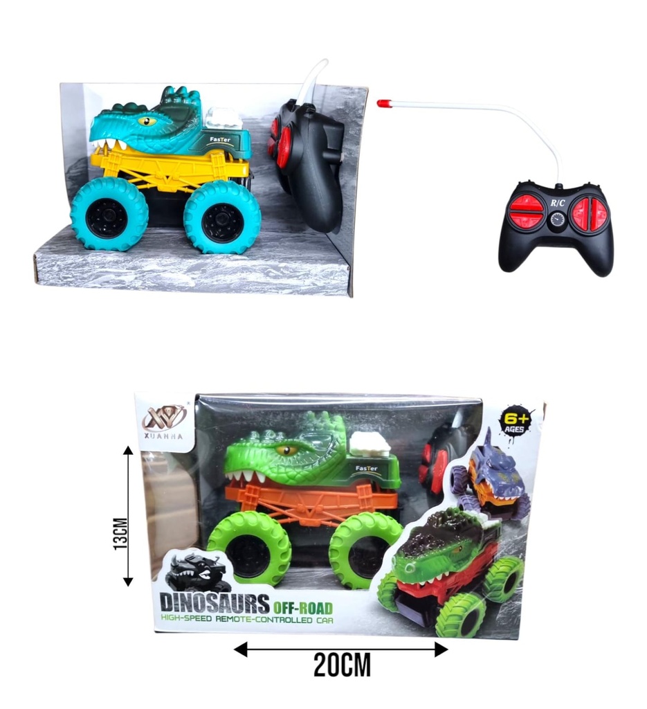 AUTO DINOSAURIO A CONTRO REMOTO 4CH 611154