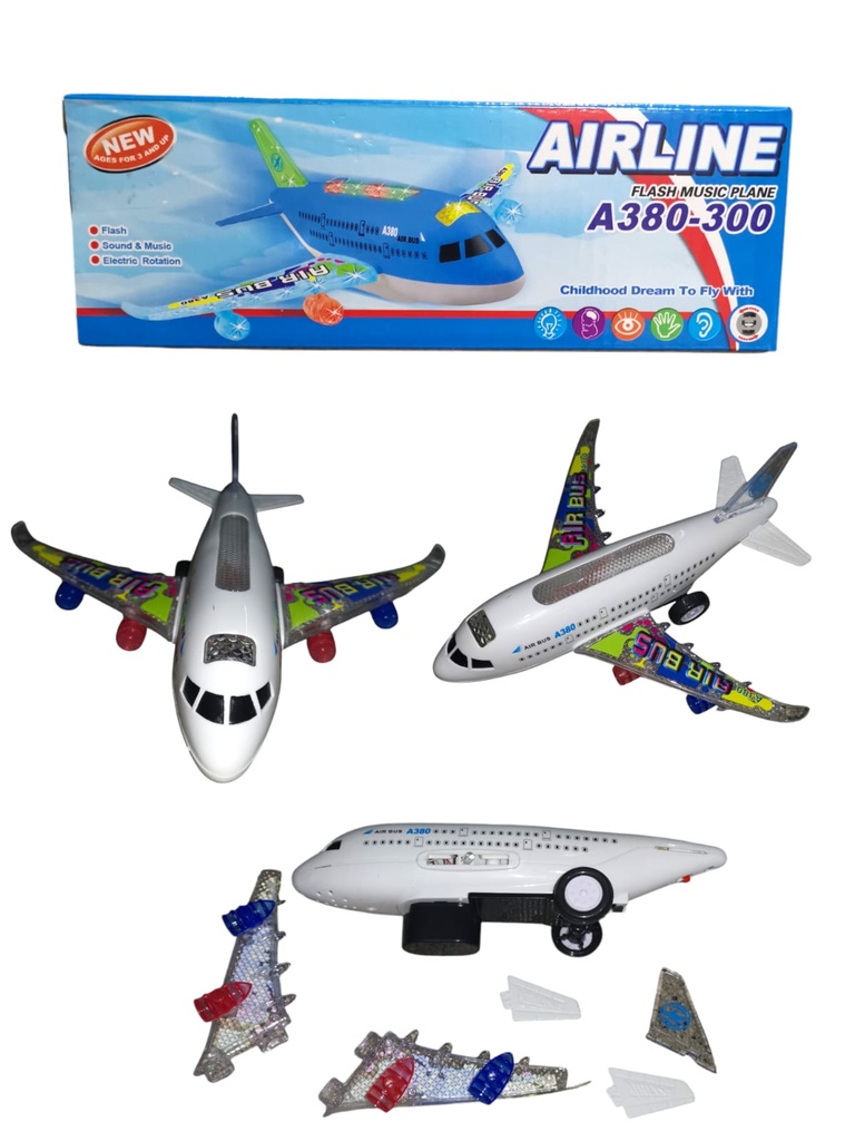 AVION EN CAJA A PILA 611493