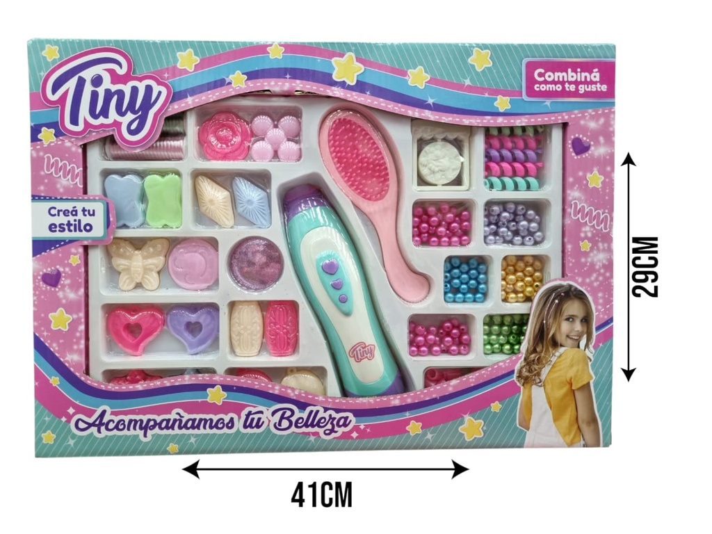 55568 SET TRENZADOR BIJOUTERIE PARA PELO