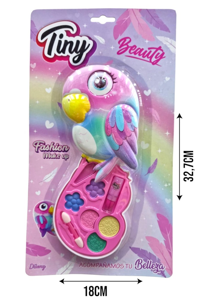 3350 MAQUILLAJE LORO ARCOIRIS