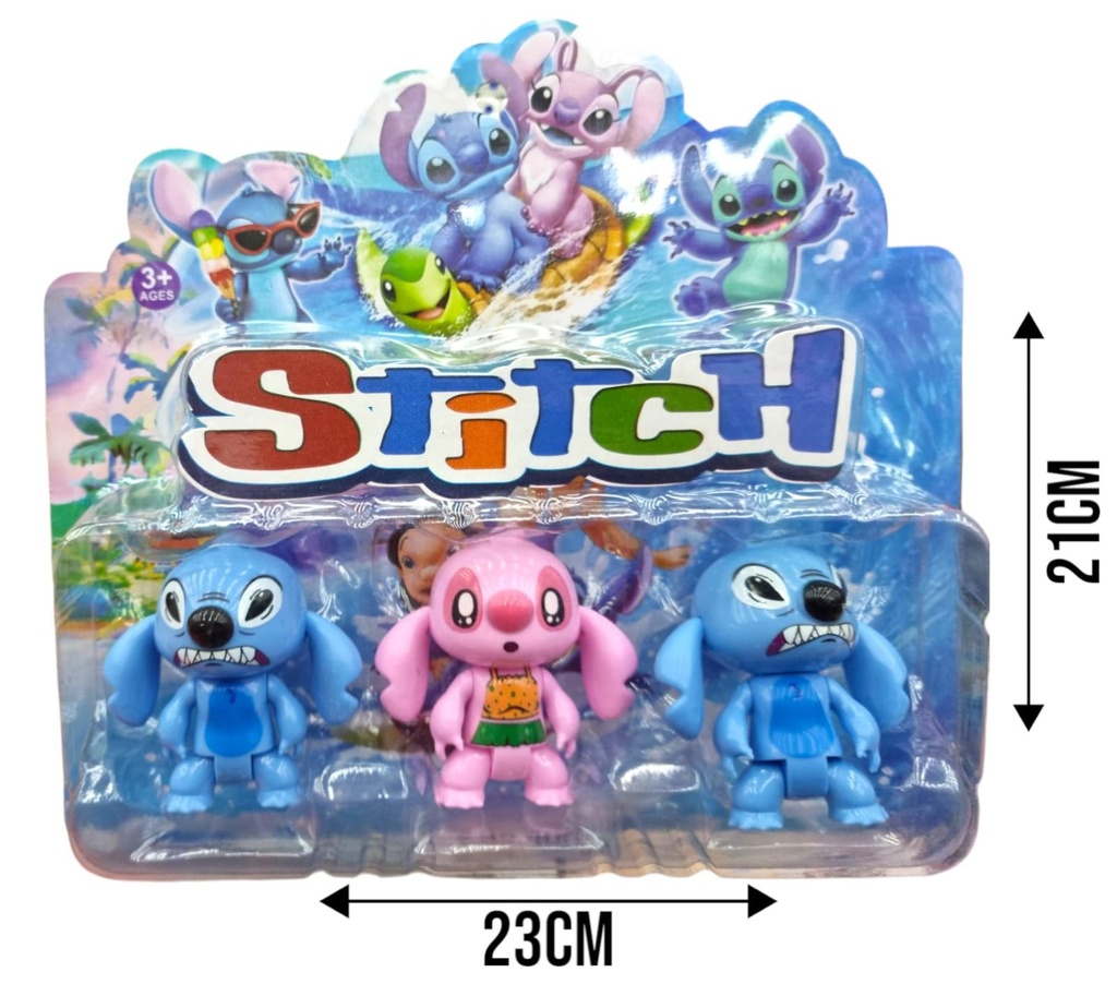 MUÑECO STITCH  X3