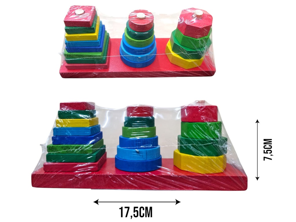 55818 JUEGO DE AROS APILABLES