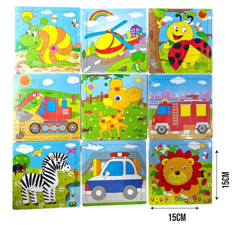 55808 ROMPECABEZA DE ANIMALES Y VEHICULOS