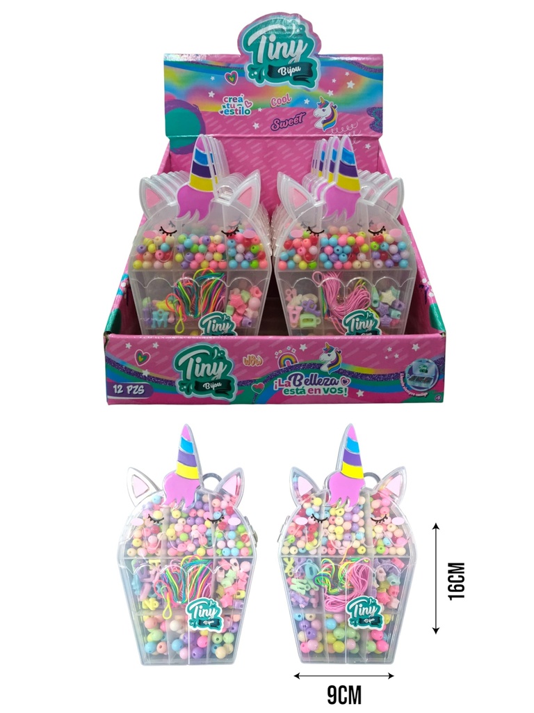 55876 BIJOU UNICORNIO (9PIEZAS)