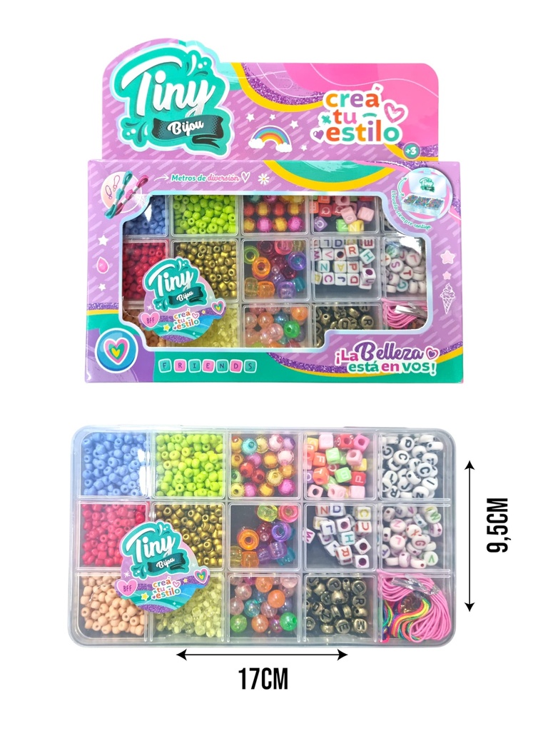 54931 SET DE BIJOUTERIE CAJA PLASTICA