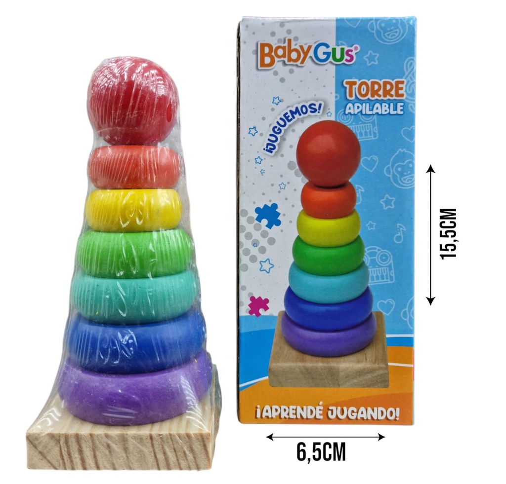 55812 JUEGO DE AROS APILABLES