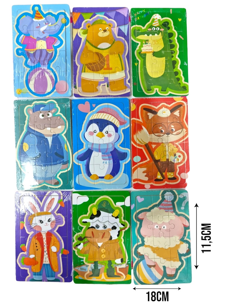 55810 ROMPECABEZA DE ANIMALES
