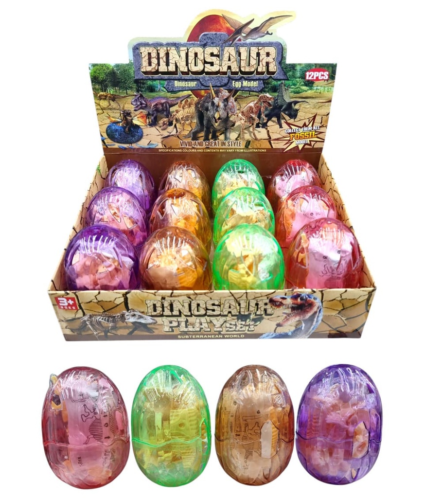 621691 HUEVO DE DINO EN DISPLAY X12