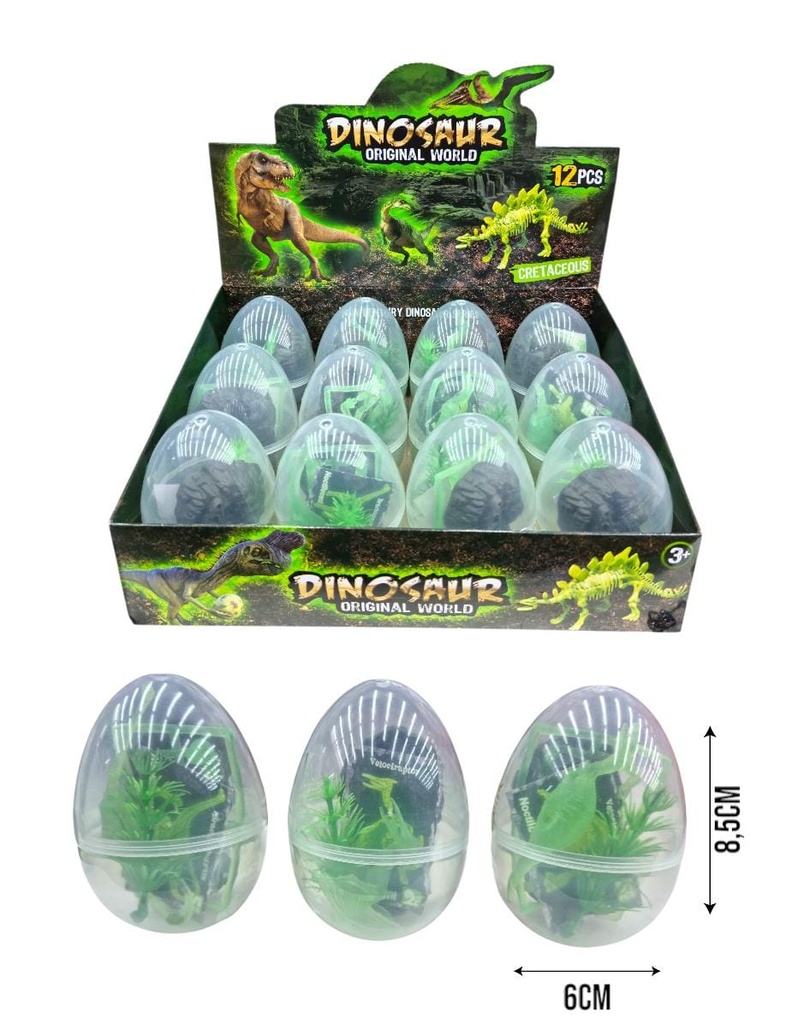 621703 HUEVO DINO DISPLAY X12