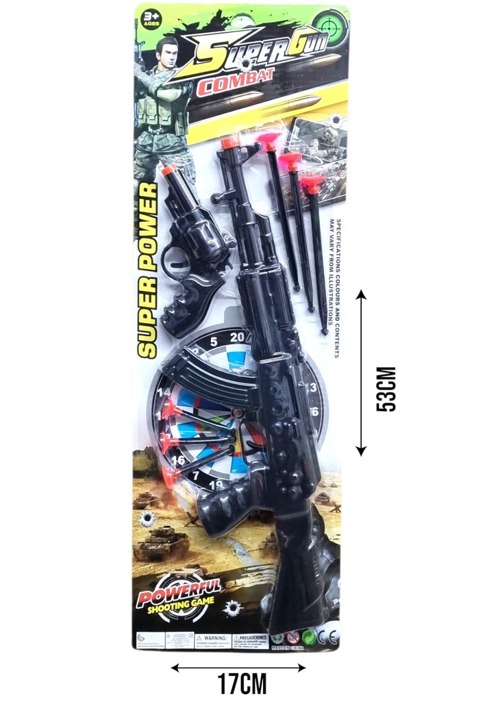 622608 AMERALLADORA Y PISTOLA LANZA DARDOS