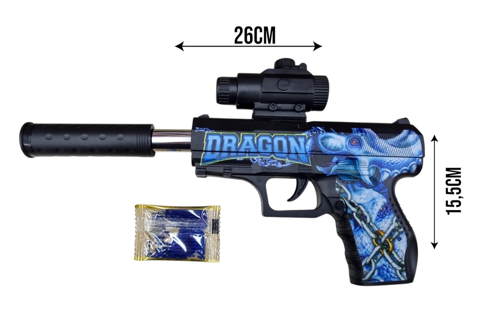 622673 PISTOLA DE HIDROGEL 26CM