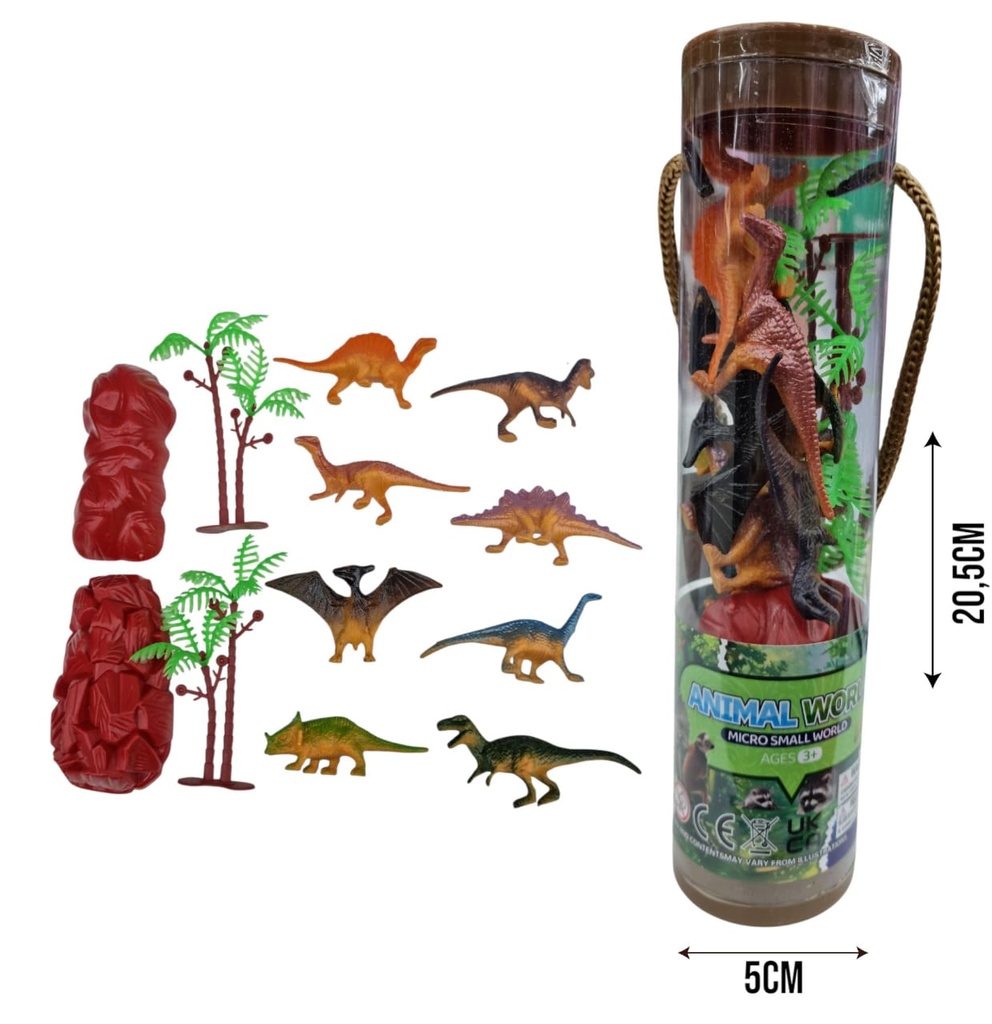 621698 DINOSAURIO EN TUBO