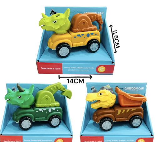 611201 AUTO DINOSAURIO A FRICCION