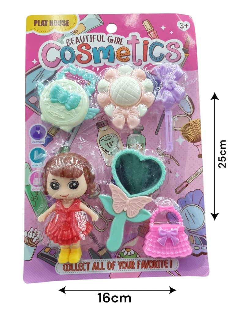Set De Belleza Con Muñequita En Blister 622954