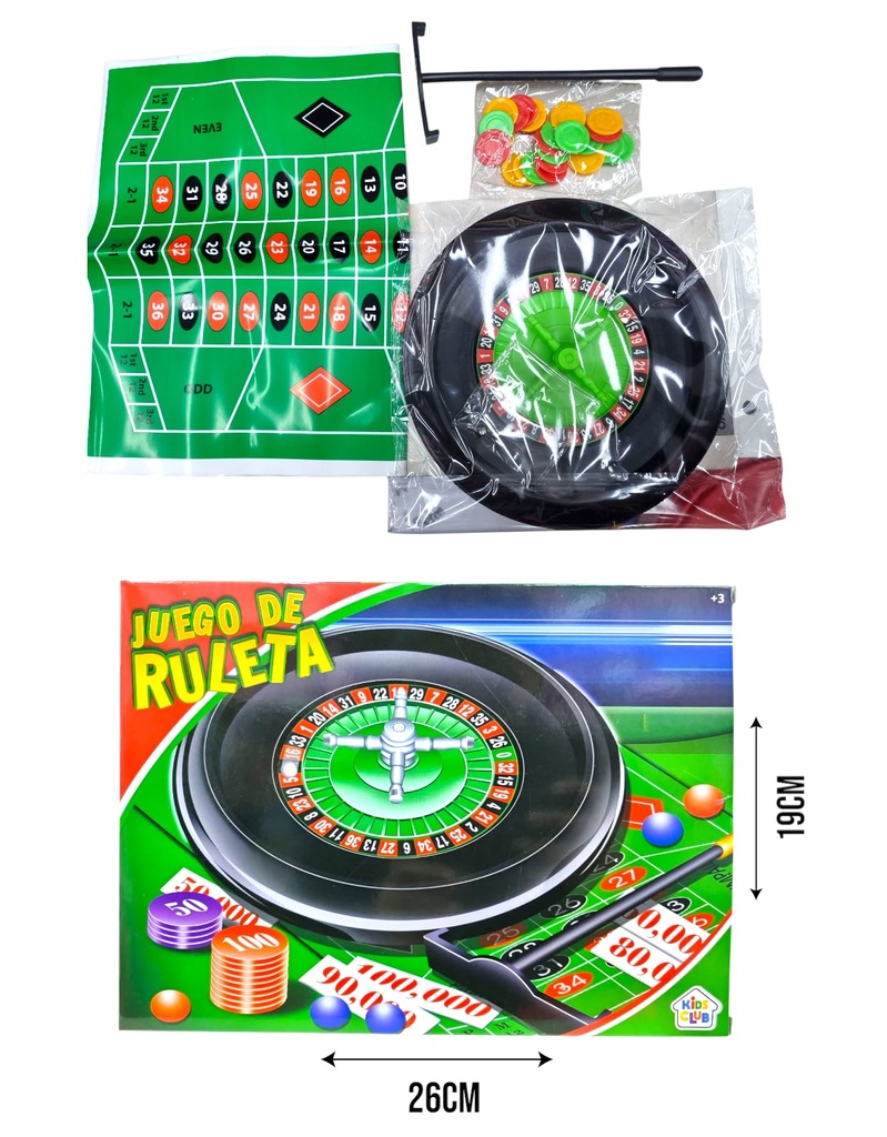 54873 JUEGO DE RULETA