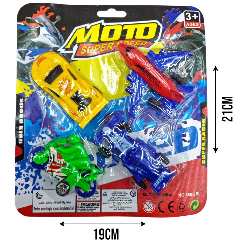 623209 VEHICULOS X4 EN BLISTER