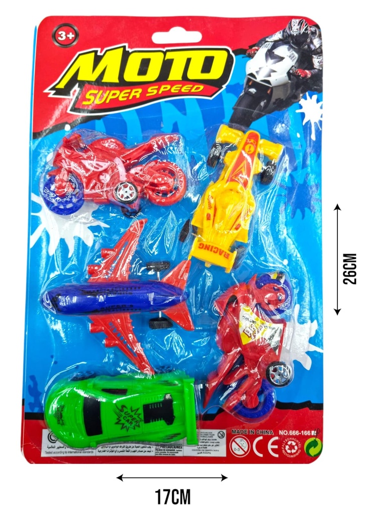 623211 SET DE VEHICULOS X5 EN BLISTER