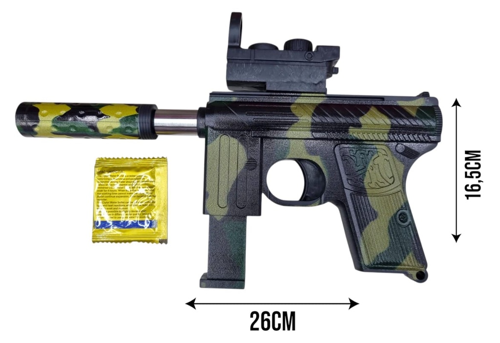 622768 AMETRALLADORA LANZA BOLAS DE HIDROGEL