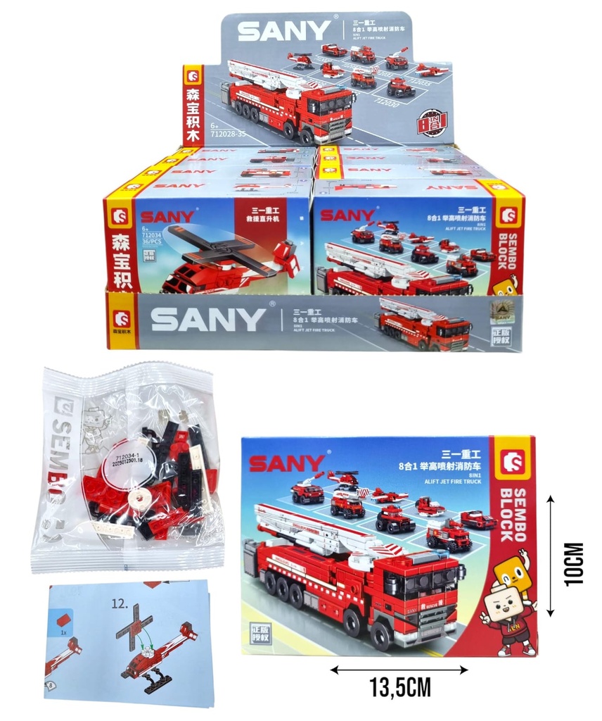 623411 BLOQUES VEHICULOS DE BOMBEROS