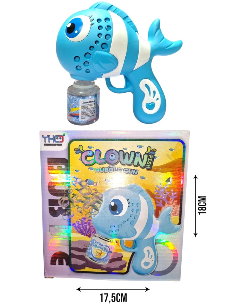 622013 BURBUJERO PISTOLA ESPACIAL PEZ