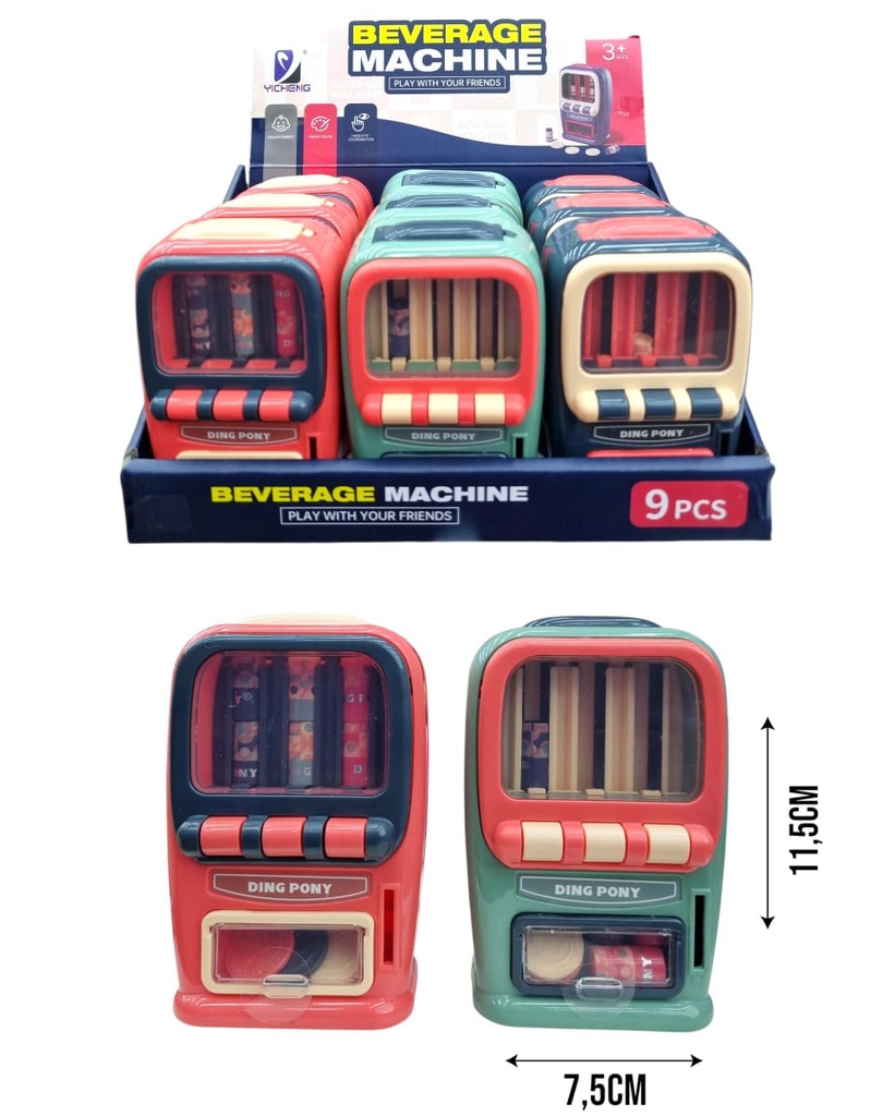 622202 MAQUINA EXPENDEDORA DE BEBEBIDAS