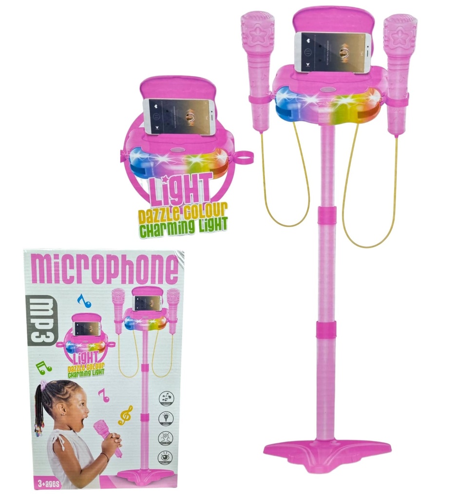 623094 MICROFONO DOBLE KARAOKE MP3