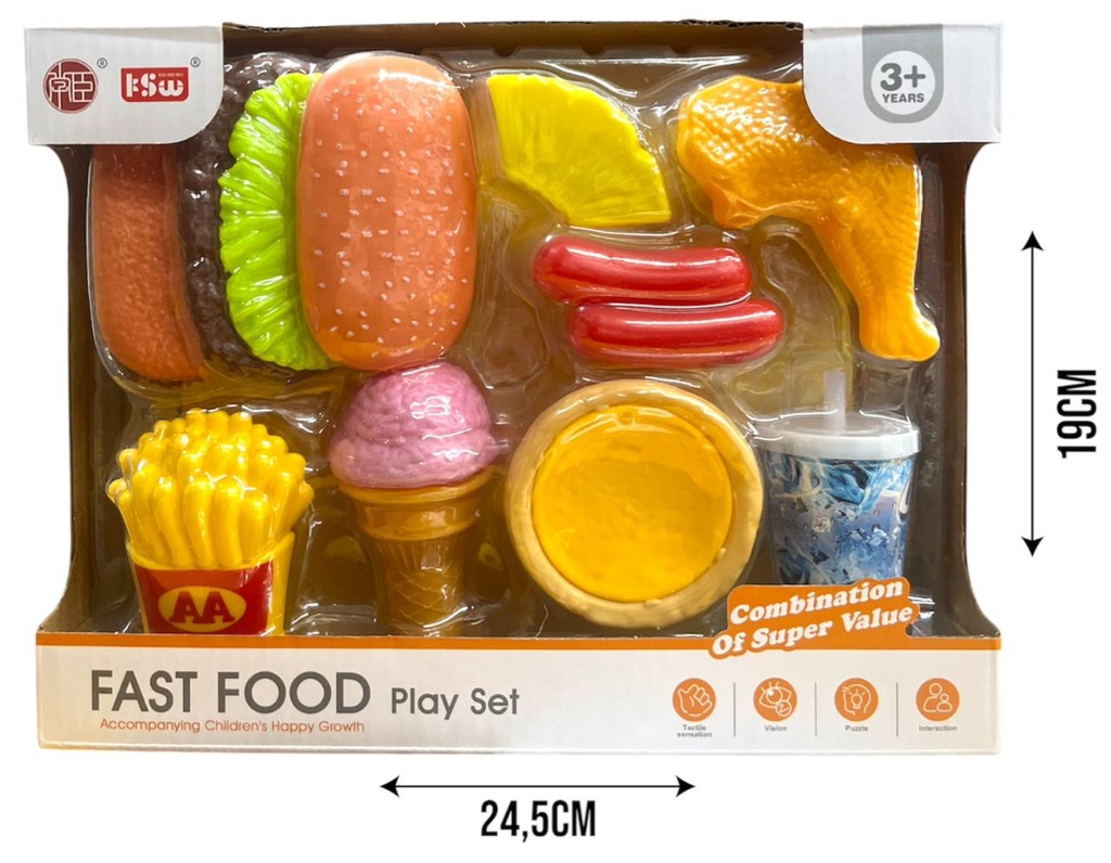 622158 SET HAMBURGUESA EN CAJA