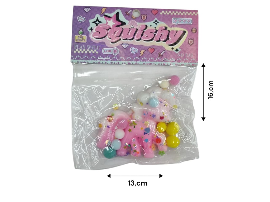 511754 SQUISHY UNICORNIO 8,5 CM