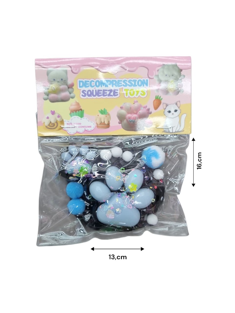 511759 SQUISHY PATITA NEGRAS